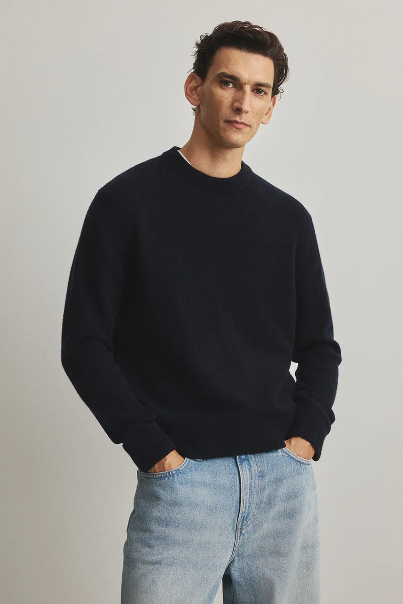 H&M Regular Fit Fine-knit wool jumper
