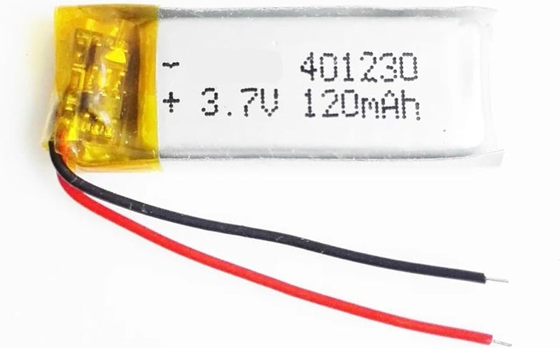 10PCS 3.7V 120mAh Rechargeable Lithium Polymer Battery 401230 - Image 1