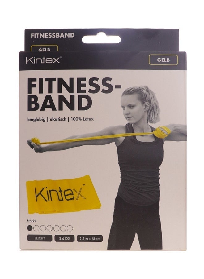 Kintex Exercise Band Resistance Band And Strengths, Yellow