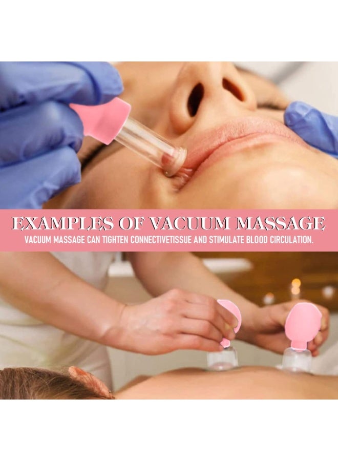 Manual Massage Cupping Set with Suction Ball, 4-Piece Vacuum Massage Cups for Home Body Massage, Reusable Fireless Cupping Kit - Image 2
