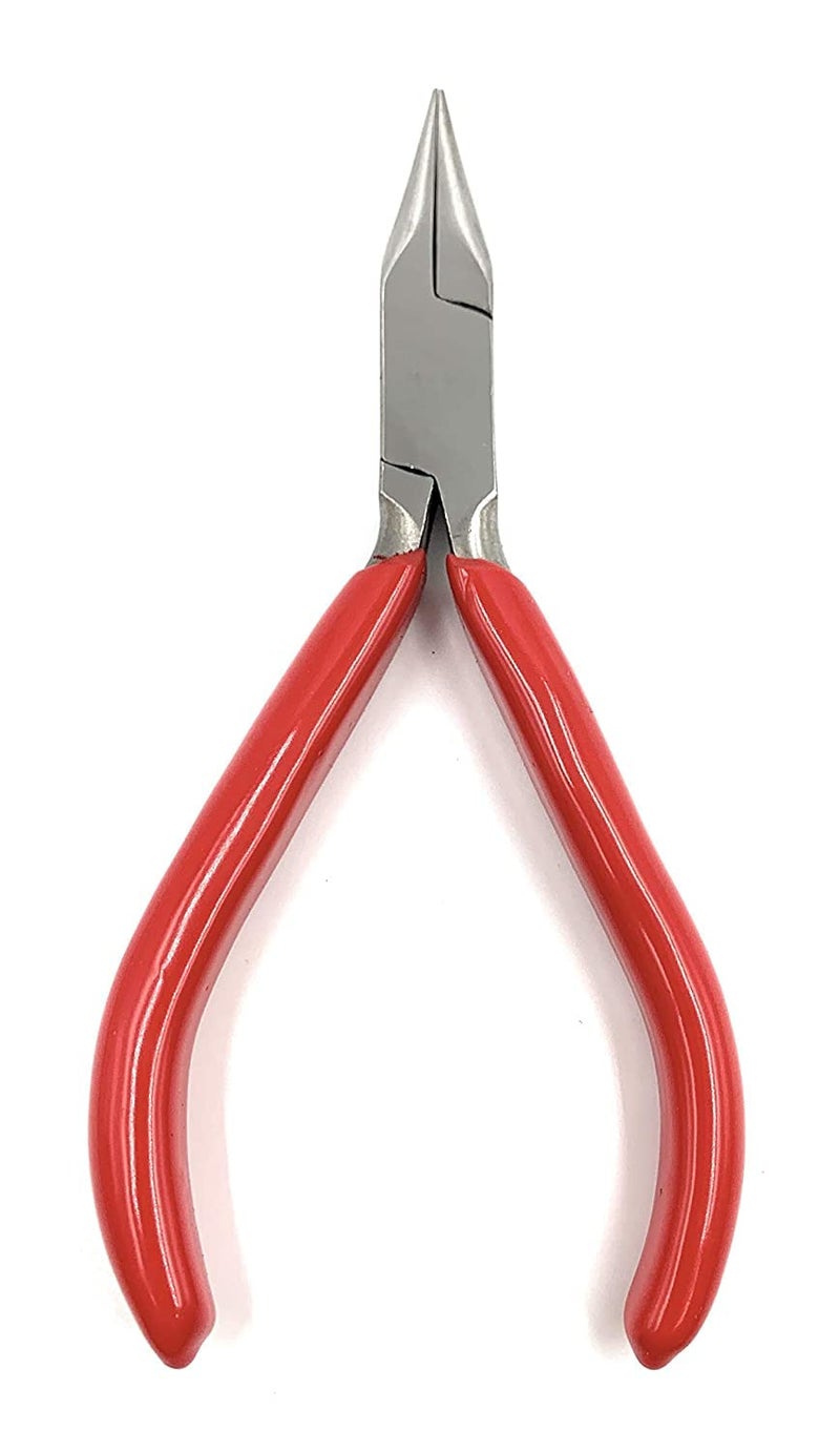 Fozti Chain Nose Half Round Steel Plier Multipurpose for Jewellery Making Wire Wrapping Beading Jewellery Model Making Hobby Crafts DIY - Image 1