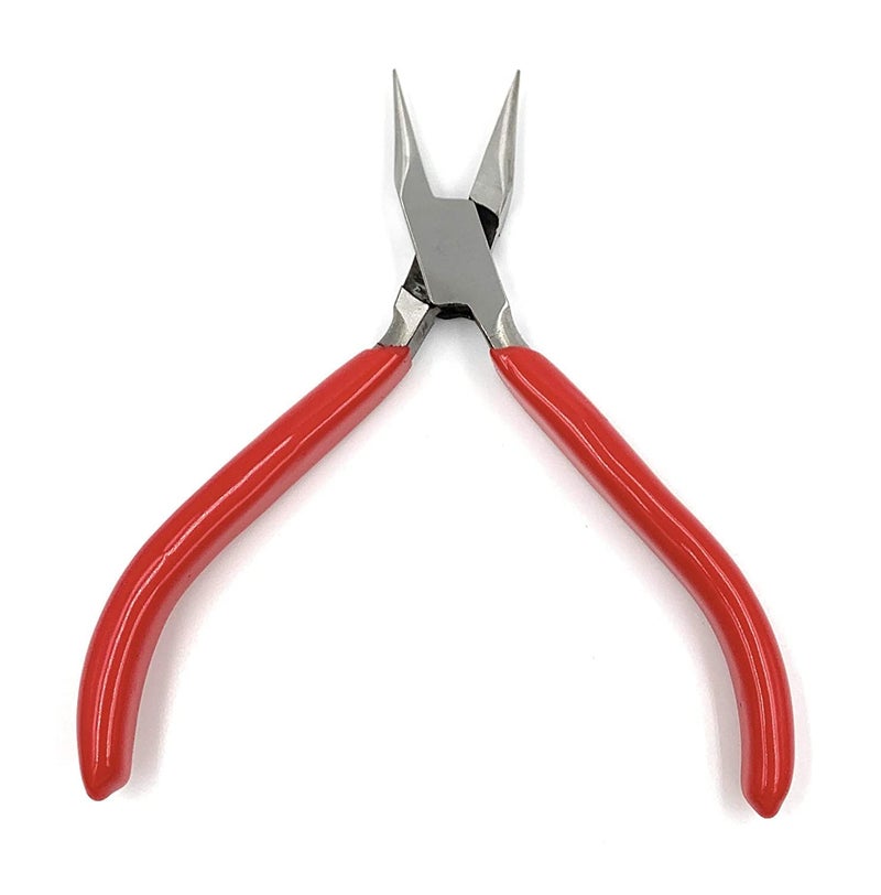 Fozti Chain Nose Half Round Steel Plier Multipurpose for Jewellery Making Wire Wrapping Beading Jewellery Model Making Hobby Crafts DIY - Image 2