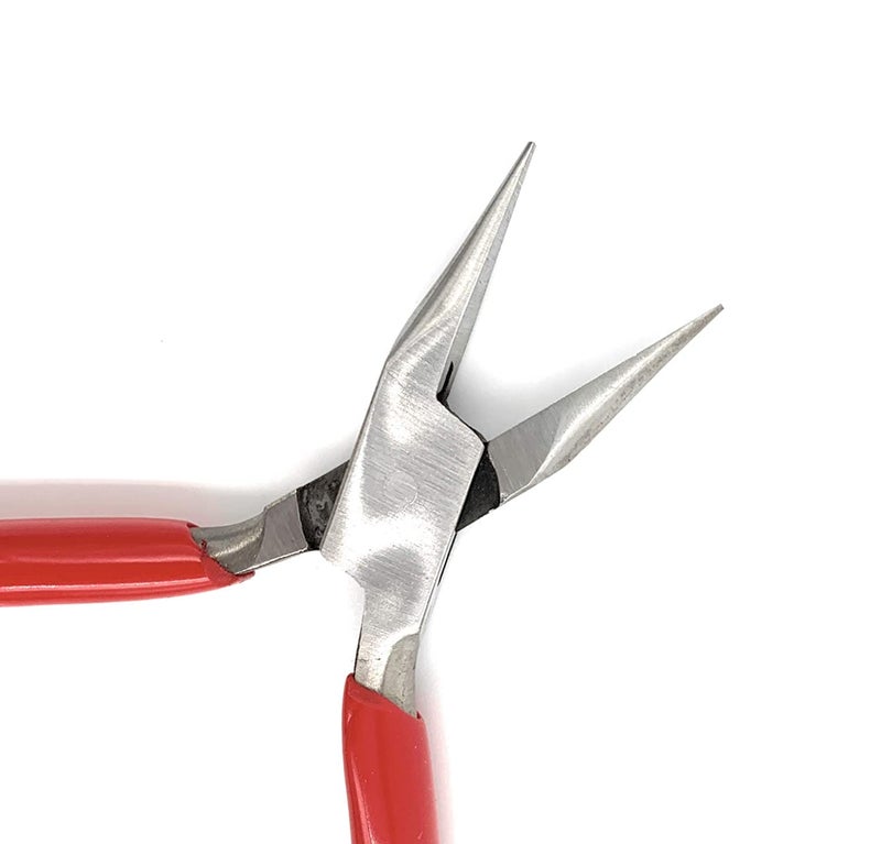 Fozti Chain Nose Half Round Steel Plier Multipurpose for Jewellery Making Wire Wrapping Beading Jewellery Model Making Hobby Crafts DIY - Image 4
