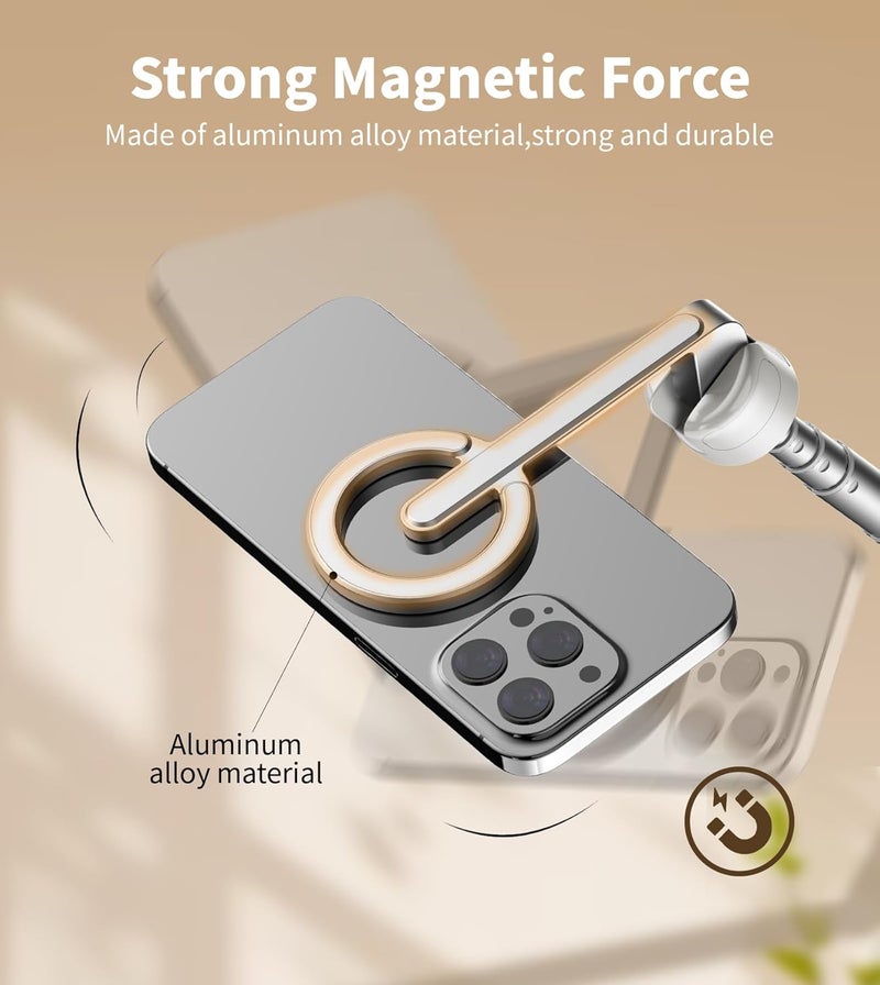 TONEOF TUNOV Magnetic Tripod Selfie Stick, 173cm/68in, Aluminum Monopod with Remote Control for iPhone - Image 3