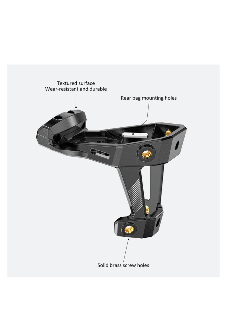 SYOSI Bicycle Water Bottle Cage Holder, Behind Seat Water Bottle Cage Mount, Sports Bike Water Bottle Holder, Bike Water Bottle Cages, Under Saddle Bottle Holder for Travel and Daily Life - Image 2