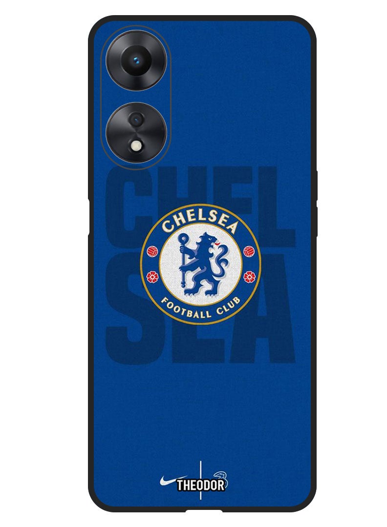 Theodor Protective Case Anti Scratch Shock Proof Bumper Cover For Oppo A1 5G Chelsea - Image 1