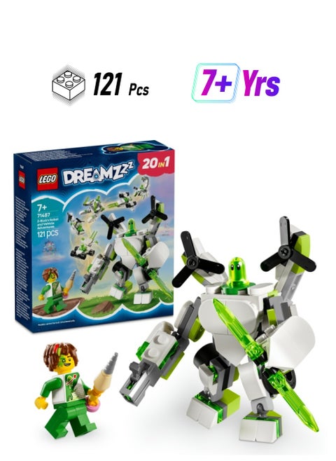 Dreamzzz Z-Blob'S Robot And Vehicle Adventures 71487 (121) Pieces