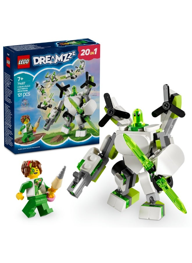 LEGO Dreamzzz Z-Blob'S Robot And Vehicle Adventures 71487 (121) Pieces  - Image 1