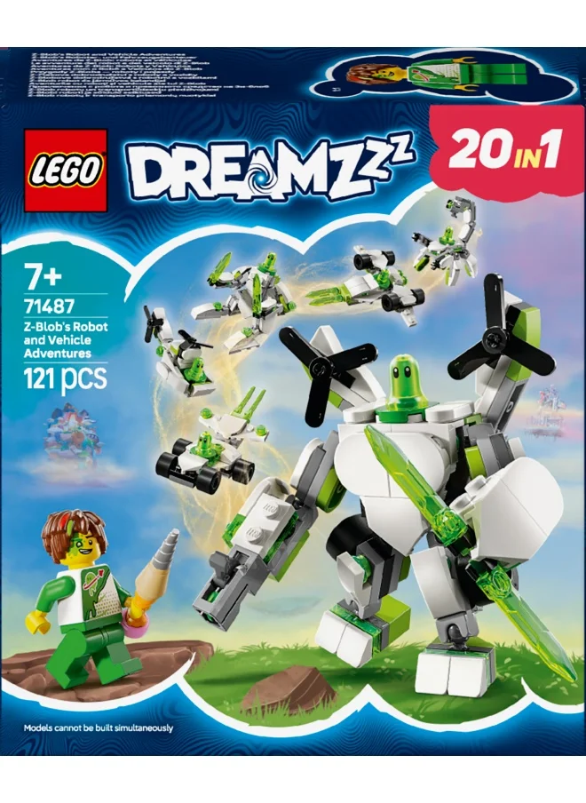 LEGO LEGO® DREAMZzz™ Z-Blob’s Robot and Vehicle Adventures Mech Toys 71487