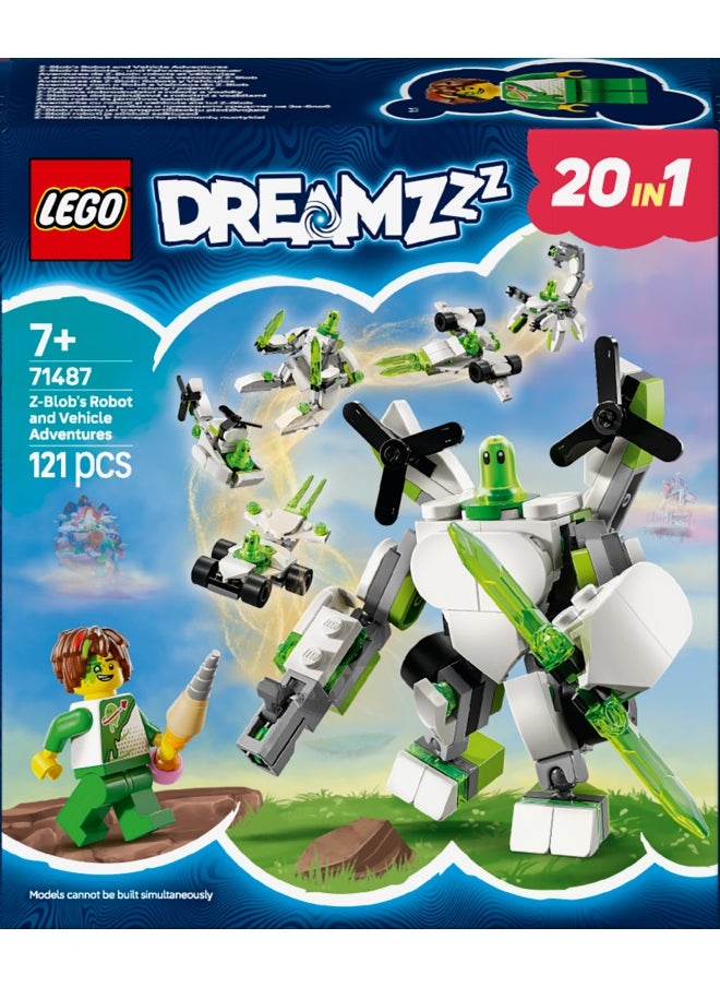 LEGO Dreamzzz Z-Blob'S Robot And Vehicle Adventures 71487 (121) Pieces  - Image 2