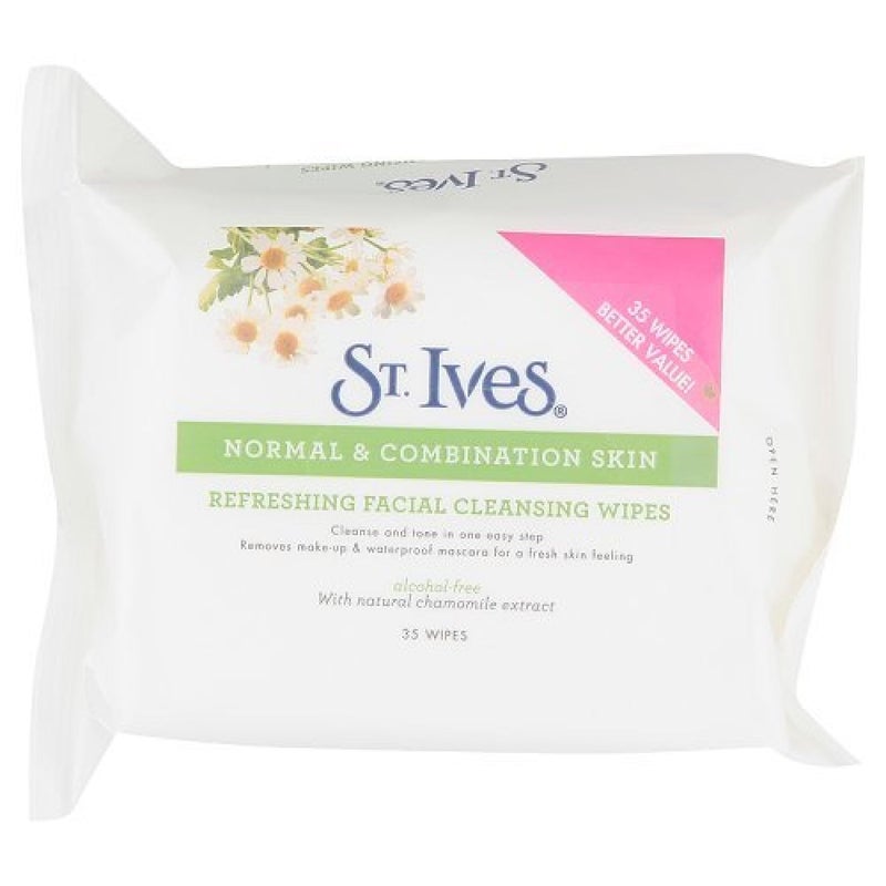 St. Ives Refreshing Face Cleansing Wipes - 35 Pack of Wipes - Image 1
