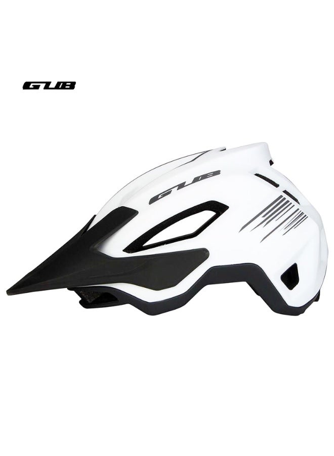 جي يو بي خوذة دراجة GUB F1 احترافية قابلة للتعديل بخفة تهوية عالية وحماية مزدوجة – معتمدة من CE أبيض مقاس L - Image 1