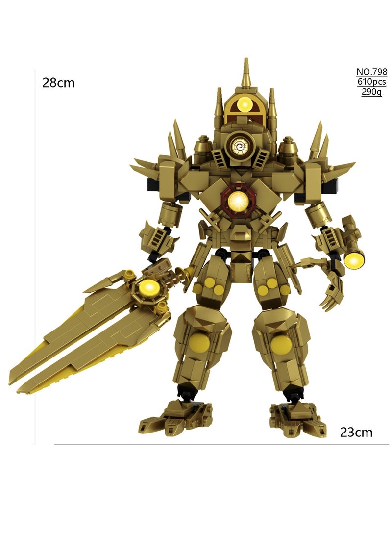 عام 2025 تشوه تيتان ساعة رجل بناء كتلة مرحاض رجل مراقبة الحرب رجل تجميع لعبة هدية عيد ميلاد الأطفال - Image 3
