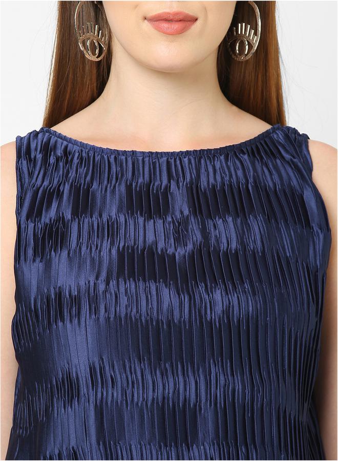 Mish Mish Pleated Boat Neck Top - Image 2