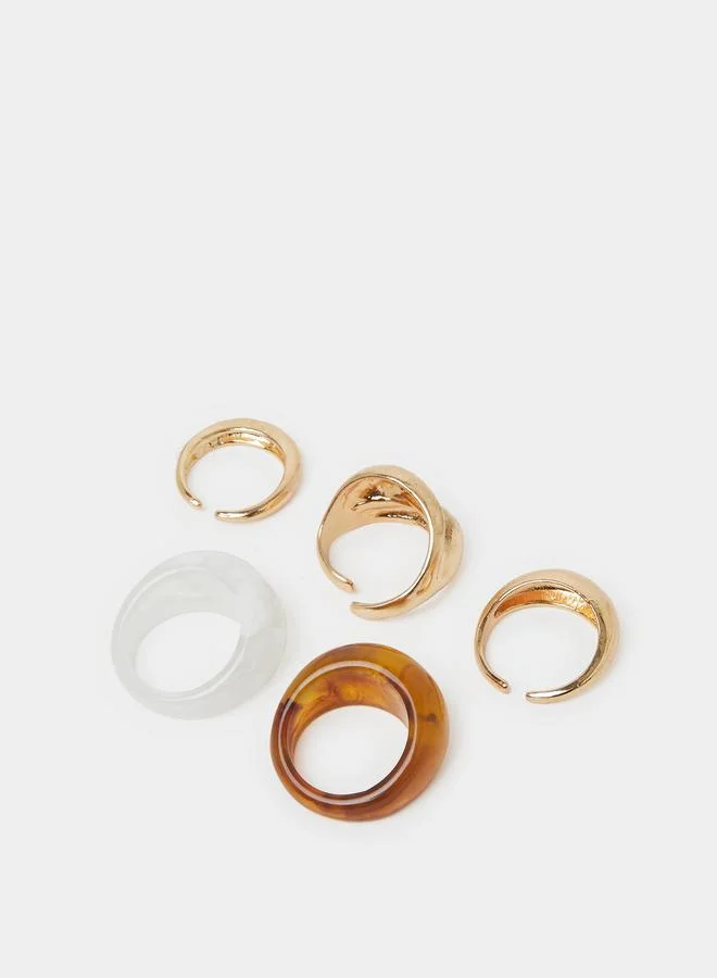 ستايلي Set of 5 - Assorted Rings