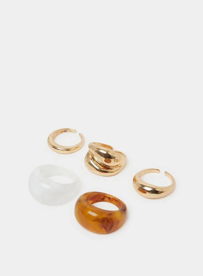 ستايلي Set of 5 - Assorted Rings