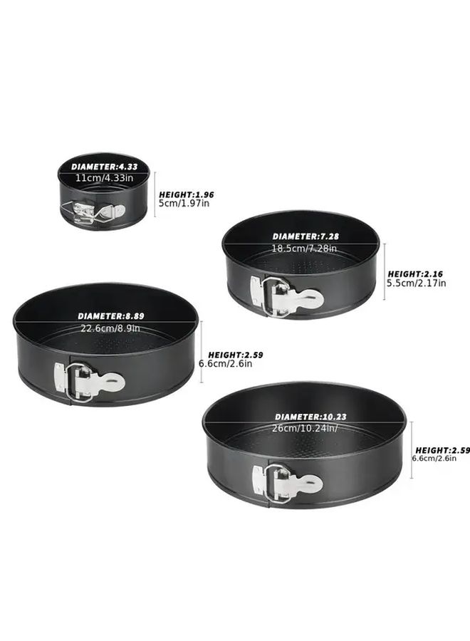 Non Stick Round Cake Mold 7 Inch Lockable Bottom Baking Pan Holiday Gift - Image 3