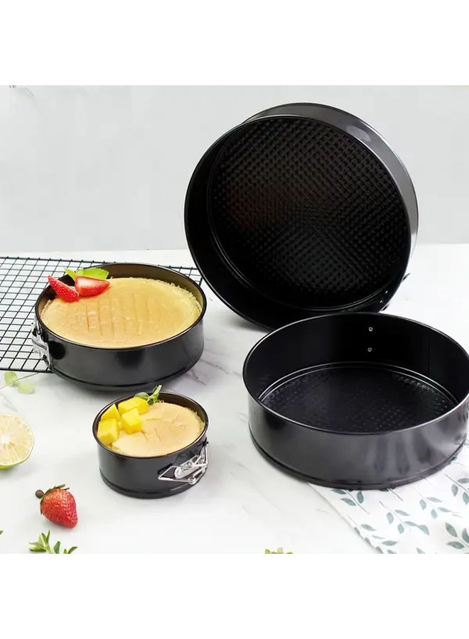 Non Stick Round Cake Mold 7 Inch Lockable Bottom Baking Pan Holiday Gift - Image 2