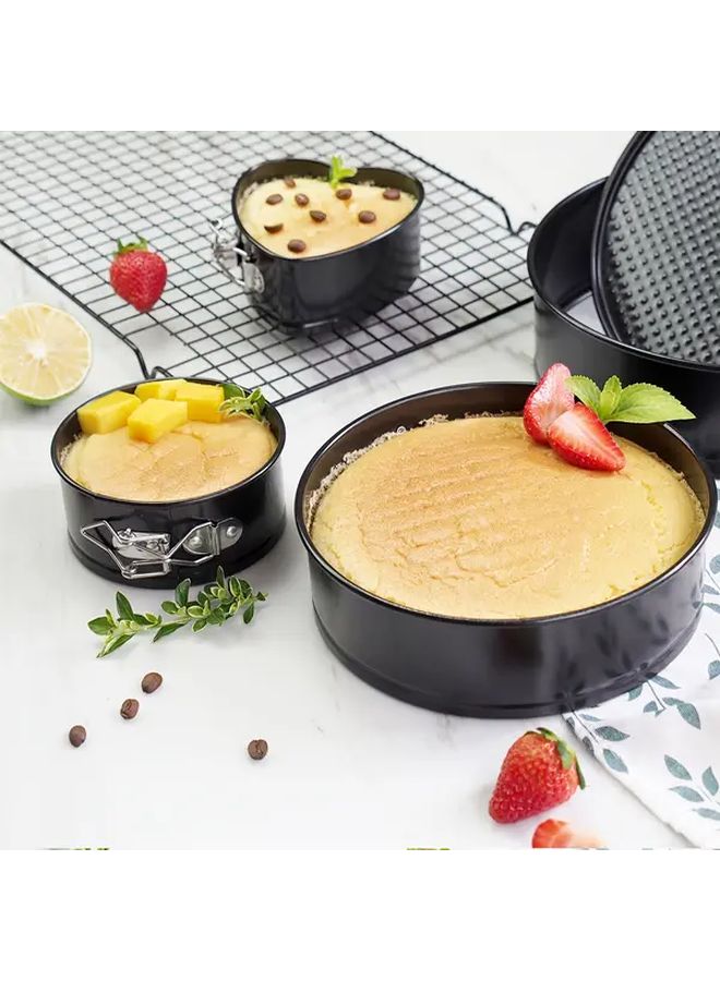 Non Stick Round Cake Mold 7 Inch Lockable Bottom Baking Pan Holiday Gift - Image 4