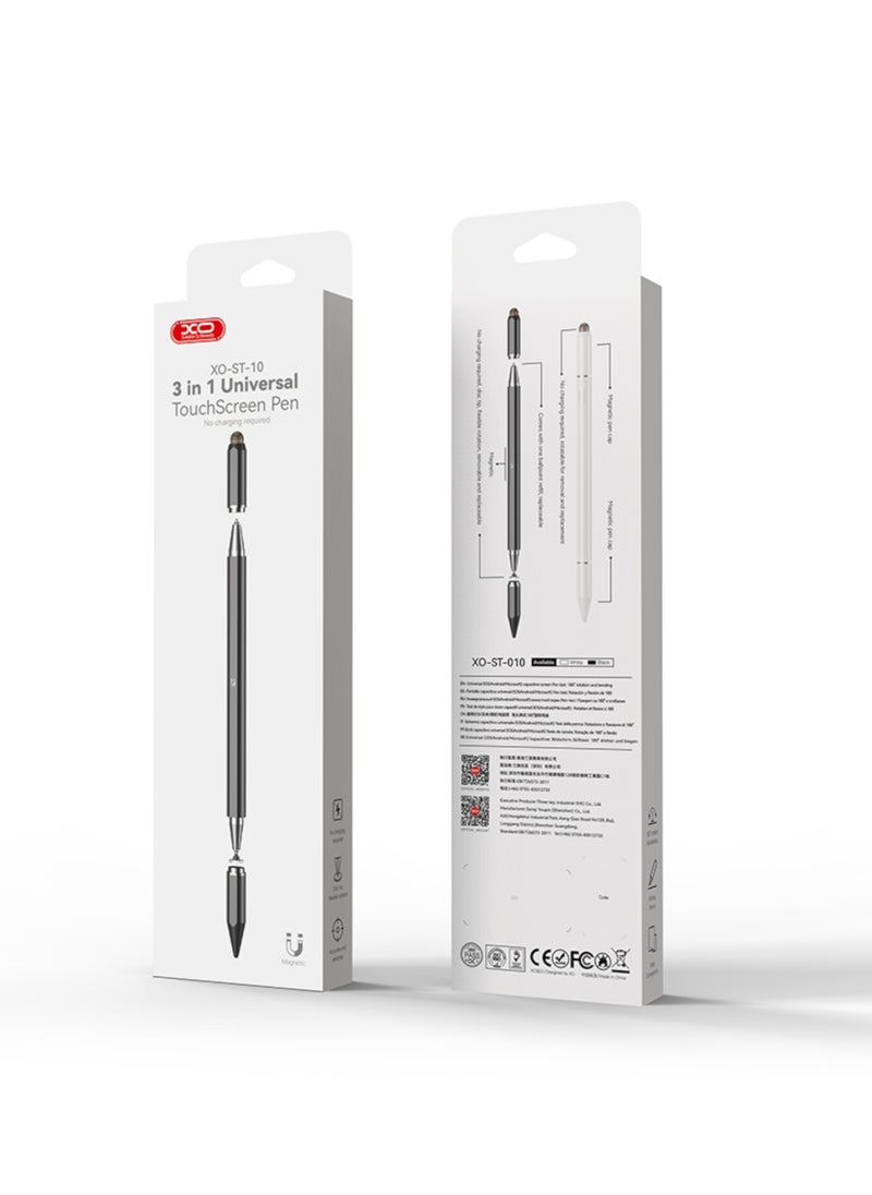 XO ST-10  3 in 1touch-sensitive Capacitor Pen  - Image 3