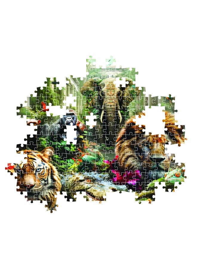 Clementoni Animals Mystic Jungle Puzzle 1000 Pieces for Adults, Ages 14+, Made in Italy Multicoloured 39824 Multicoloured - Image 2