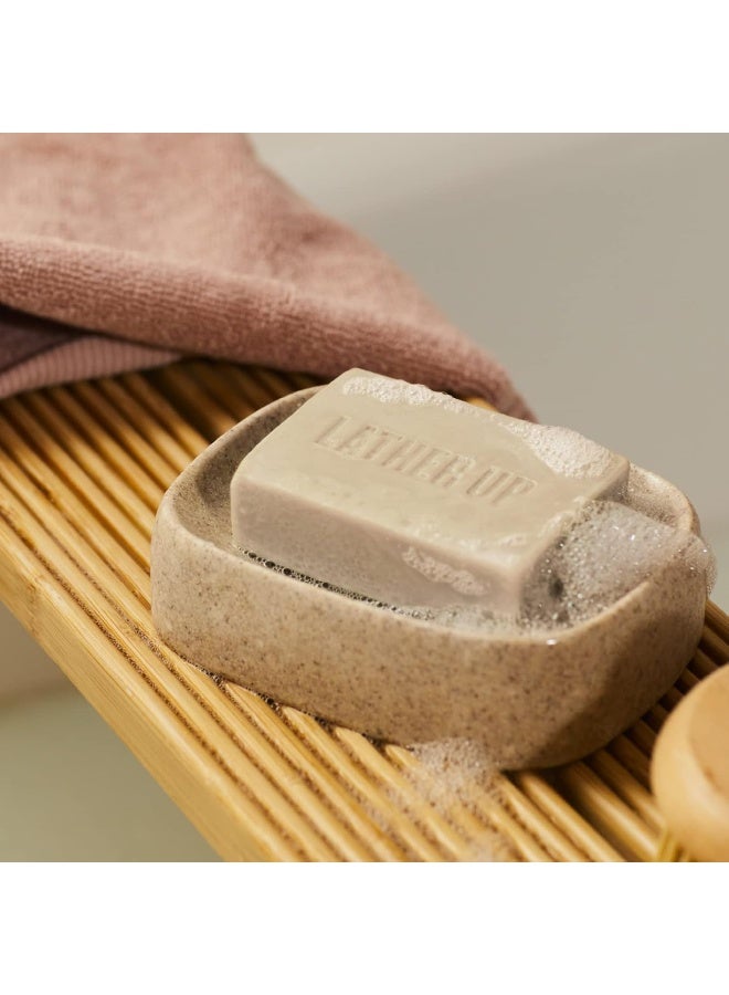 THE BODY SHOP Shea Cleansing Face & Body Bar – Multi-Purpose Soap Bar with Shea Butter | Gently Cleanses Face & Body, Leaves Skin Soft, Smooth & Refreshed | Nutty, Comforting Scent | Suitable for All Skin Types, 100g - Image 4