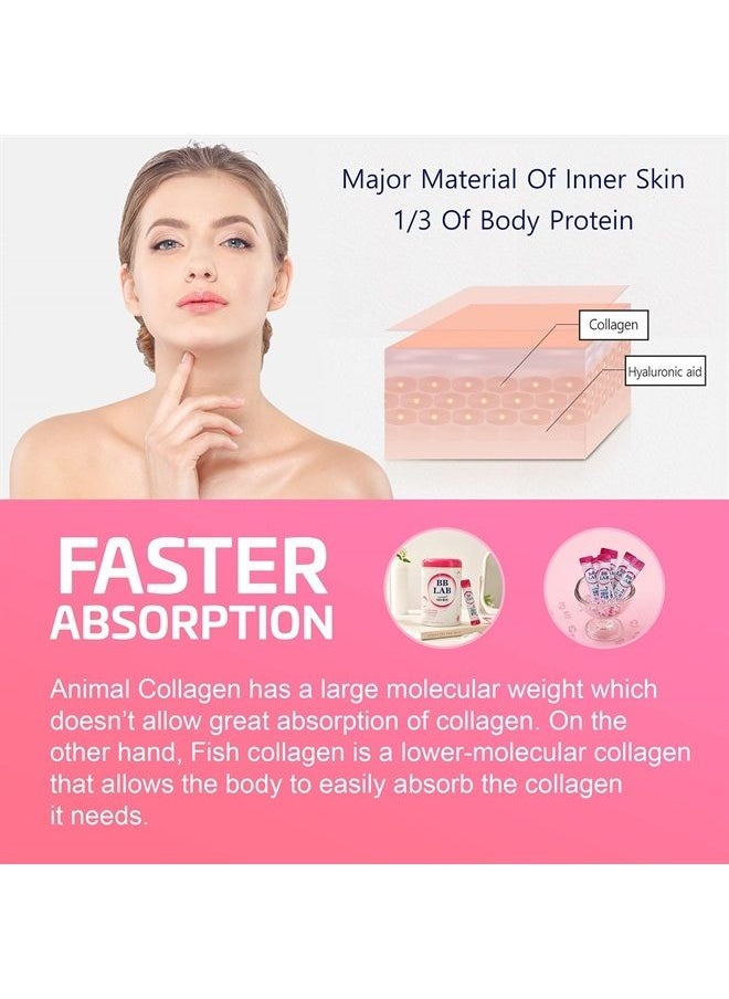 BB LAB Goodnight Collagen, Sound of Seoul، كولاجين جزيئي منخفض، لصحة البشرة والعظام، صنع في كوريا، 30 عبوة (60 جرام)