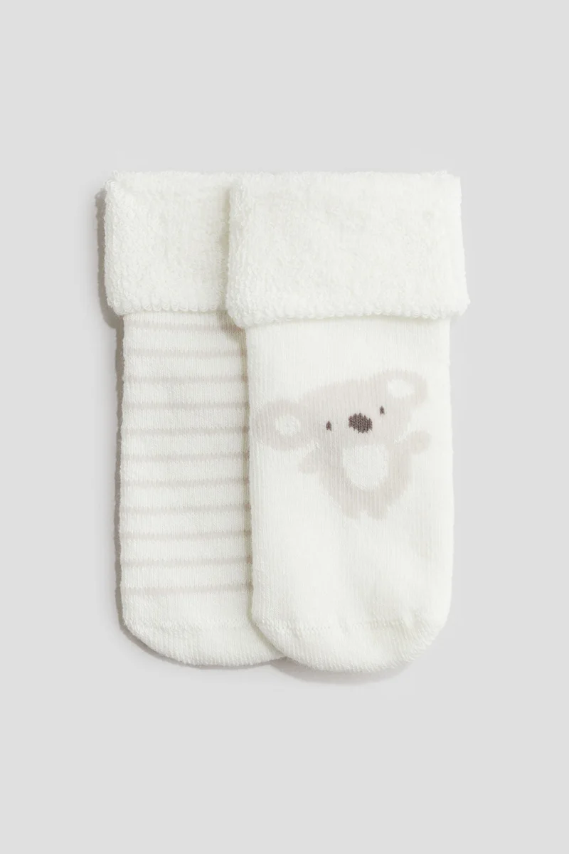 H&M 2-pack terry socks
