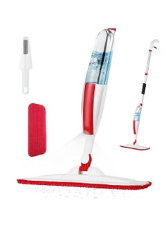 AMROAH 360 Degree Spray Mop Water with 400ml 14oz Refillable Bottle, Microfiber Spraying Mop Easy Used for Dust Cleaning Dry Wet Home Office Floor Wood Hardwood Laminate Ceramic Tiles  - Image 1