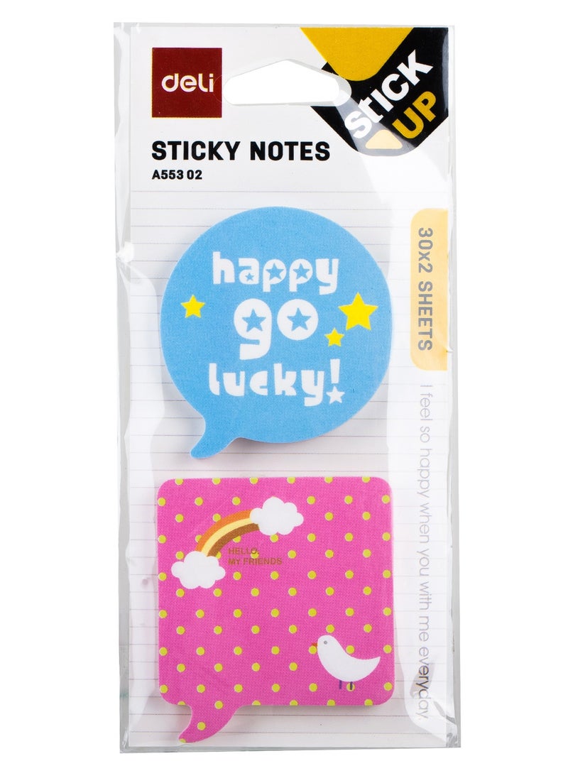 60-Piece Printed Design Sticky Notes Multicolour - pzsku/Z2BE99FB9027A7FA0A6A6Z/45/_/1722369312/05774aa6-c8f1-46d4-a885-48e3322c4e5a