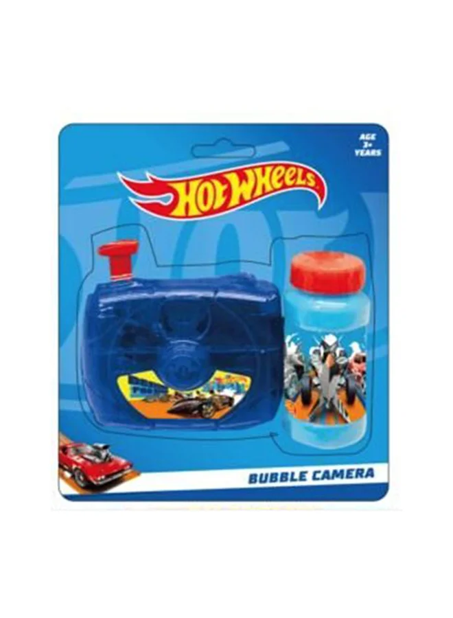 Hot Wheels Hot Wheels 20cm Bubble Camera – Easy-to-Hold Automatic Bubble Blower, Multicolor, 3+ Years