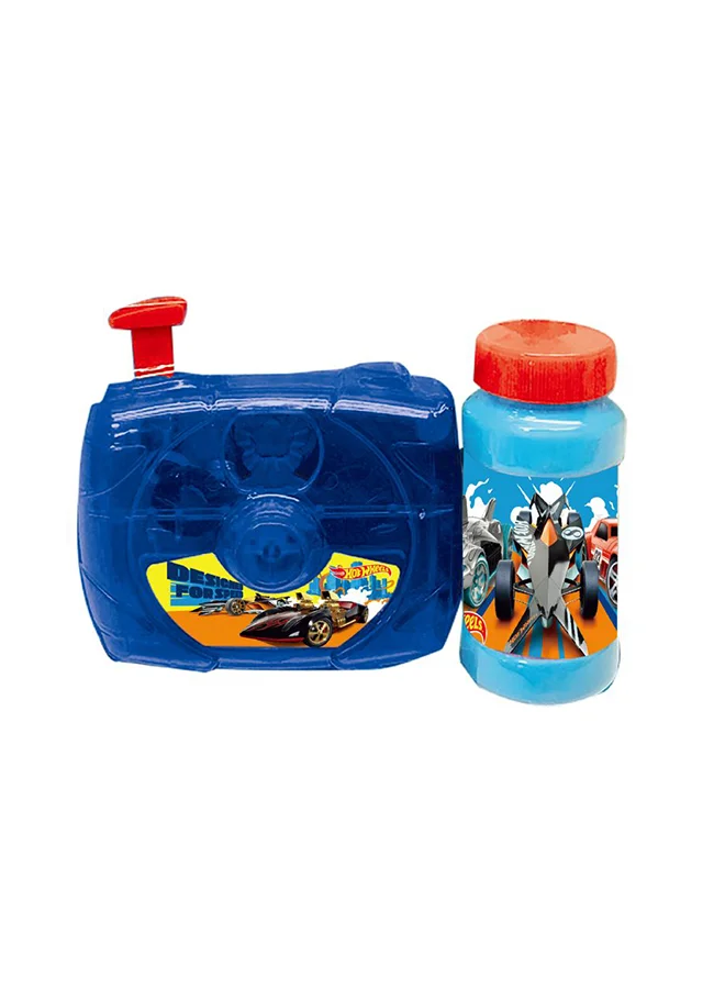 Hot Wheels Hot Wheels 20cm Bubble Camera – Easy-to-Hold Automatic Bubble Blower, Multicolor, 3+ Years