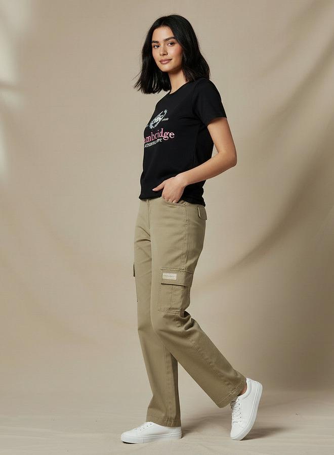 SP Characters Cotton T shirt with Cambridge Embroidery - Image 2