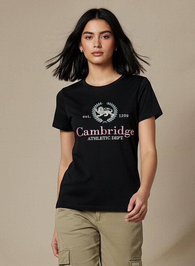 SP Characters Cotton T shirt with Cambridge Embroidery - Image 1