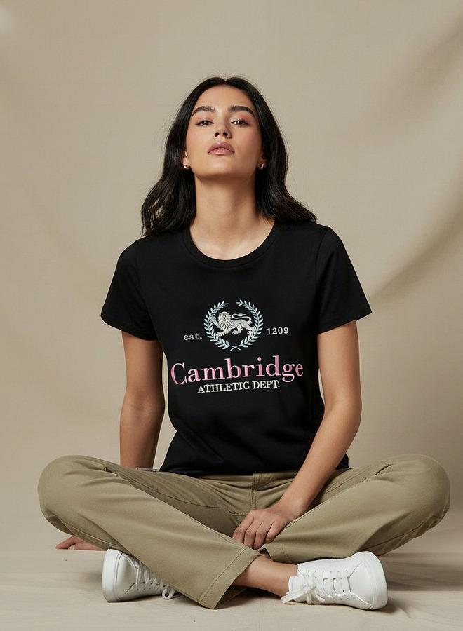SP Characters Cotton T shirt with Cambridge Embroidery - Image 5