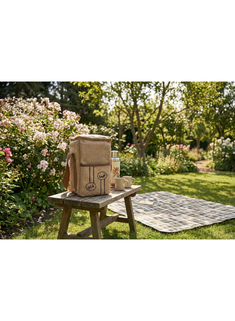 Picnic "Shay & Gahwa" Thermos Carrier Bag