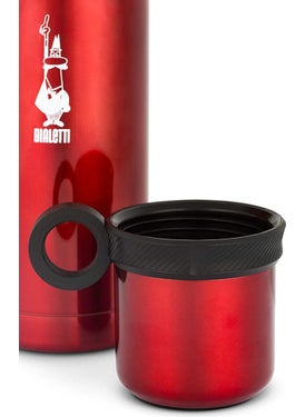 BIALeTTI Red Stainless Steel Thermos with Lid 12 Hours Hot 24 Hours Cold 460 ml DCXIN00001  - Image 2
