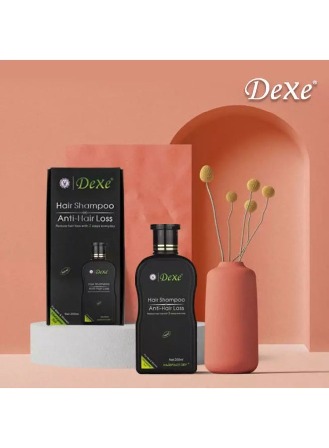 Dexe HairFactory Anti-Hair Fall Shampoo – Natural Herbal Formula for Faster Growth, Scalp Health & Daily Hair Rescue, 200ml - Image 2