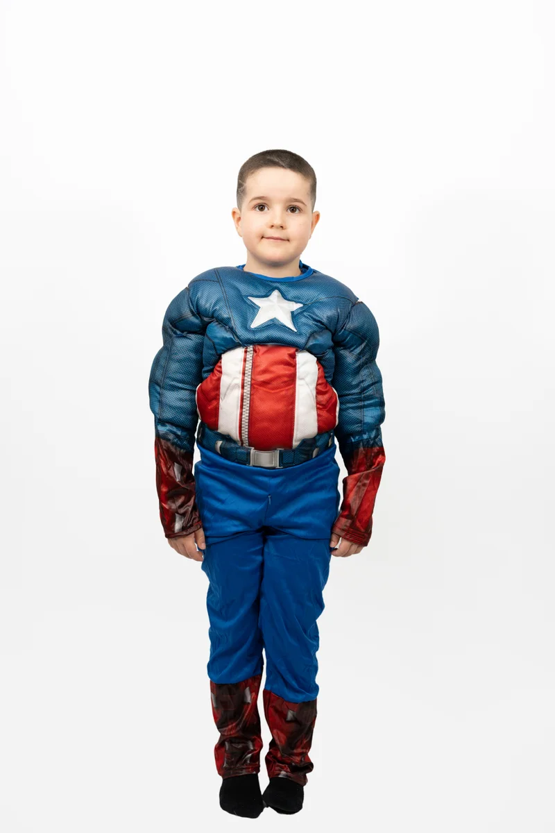 دىدانيالا Captain America Costume Dark blue