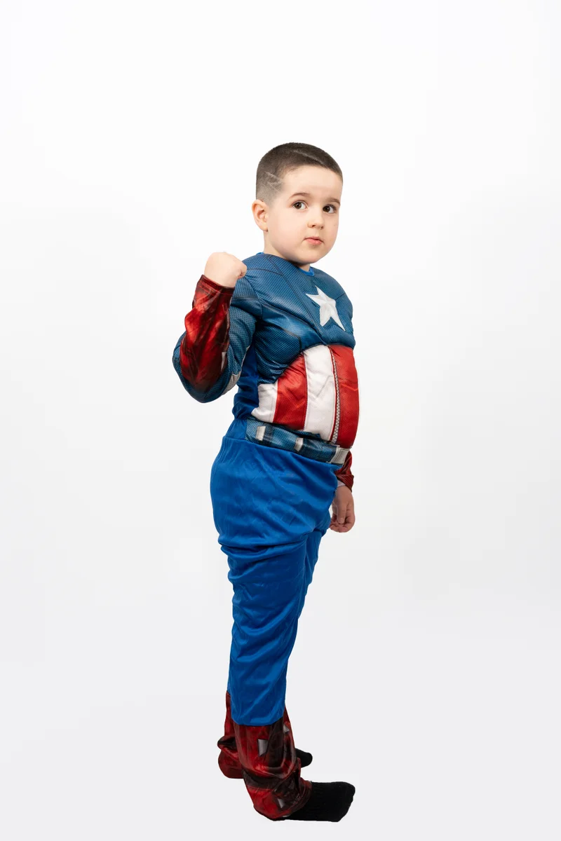 دىدانيالا Captain America Costume Dark blue