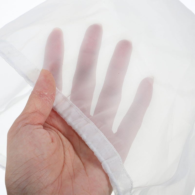 Nylon Reusable Food Strainer Bag with Drawstring 37cm for Juice Milk and Dumpling Filling - Image 5