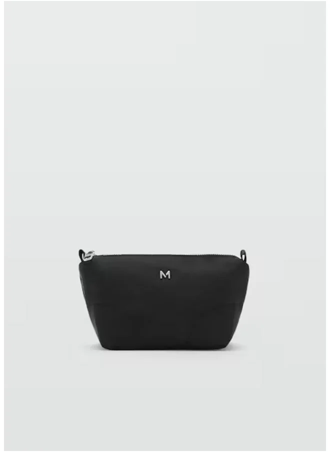 MANGO Zipped Nylon Cosmetics Bag