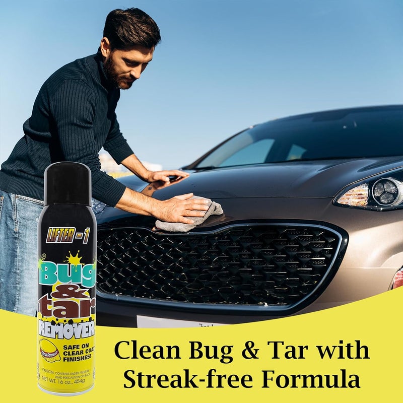 LIFTER-1 Bug & Tar Removers Tough Bugs and Tar from Automobiles, 16.0 ounces - Image 4