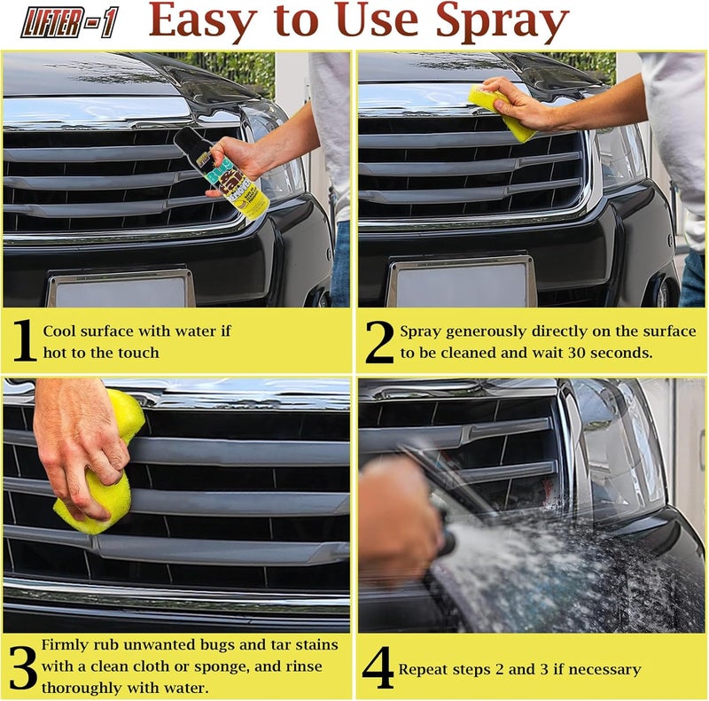 LIFTER-1 Bug & Tar Removers Tough Bugs and Tar from Automobiles, 16.0 ounces - Image 2