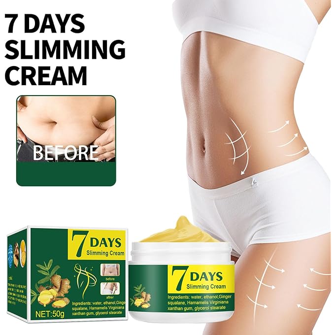 Grospe Fat Burning Cream, Slimming Cream with Ginger, Anti Cellulite Cream to Reduce Legs and Belly with Fat, Full Body Weight Loss, Perfect for Cellulite - Image 2