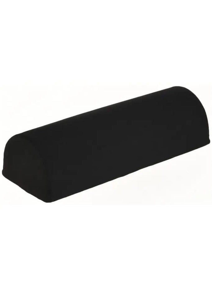 HT Half Moon Circle Support Pillow, Multi-Purpose Emergency Pillow for Head, Knee, Leg and Back Effectively Improve Posture, Black - Image 1