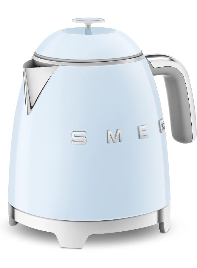 سميج غلاية كهربائية صغيرة على طراز الخمسينات، مؤشر مستوى، قاعدة دوارة 360، أقدام مضادة للانزلاق، فولاذ مقاوم للصدأ، ضمان لمدة سنة - Image 3