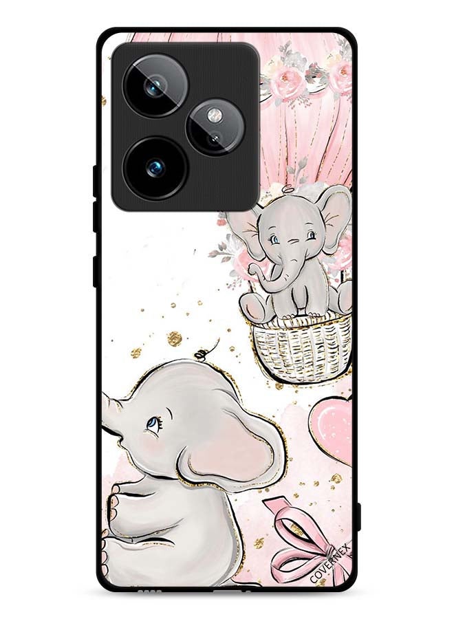 Covernex Realme GT 7T 5G Protective Case Cover Baby Elephants Art