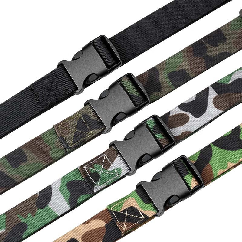 JD Jing Zao JEVI Military Training Belt for Students, Unisex Children's Camouflage Uniform Canvas Belt for Primary, Middle And High School Students, Youth Waistband - Image 3