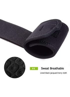 KIIUMI Wrist Brace Adjustable Wrist Support, Wrist Straps for Fitness Weightlifting, Tendonitis, Carpal Tunnel Arthritis, Highly Elastic Wrist Wraps for Relief Wrist Pain(Black)  - Image 2